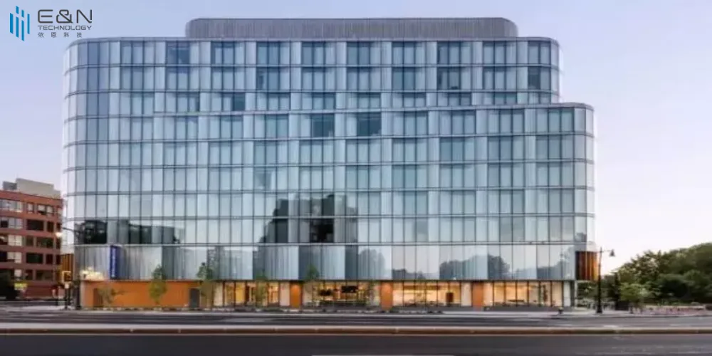 Glass architecture | Boston Hiltotun Garden Hotel