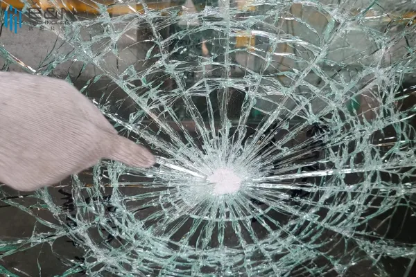 Installation of bulletproof glass