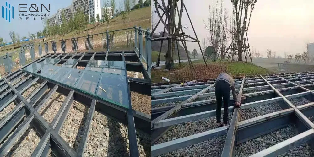 Design and construction of glass viewing platform of Yijia River in Zigong