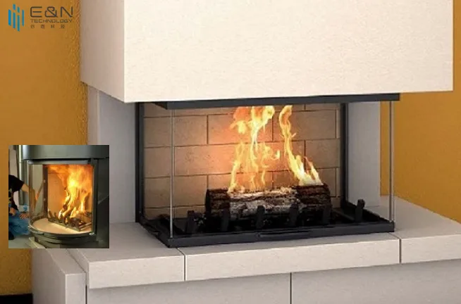 For efficient heat insulation and safety requirements of fireplace glass, please contact our company