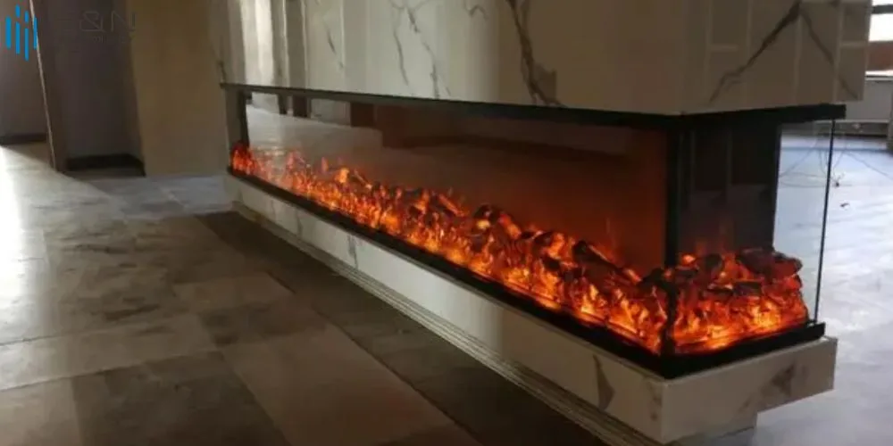 Fireplace glass